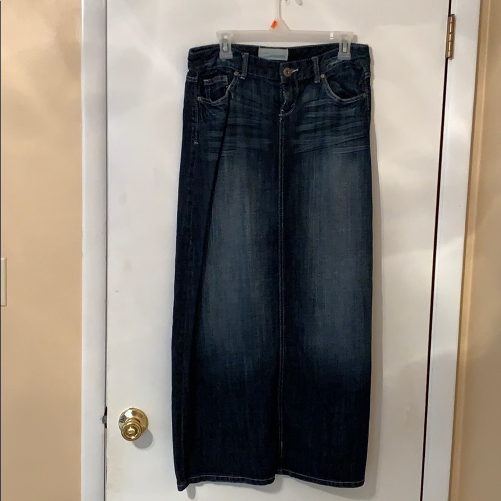 Long Denim skirt